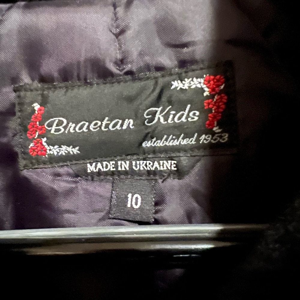 Girls dress coat